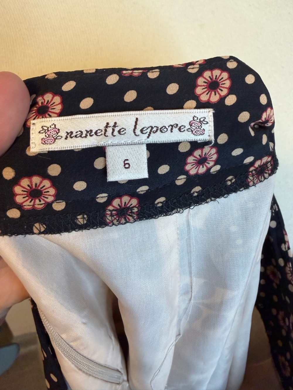 Nanette Lepore 100% Silk Boho Floral Paisley Trumpet Midi Skirt - Picture 10 of 10